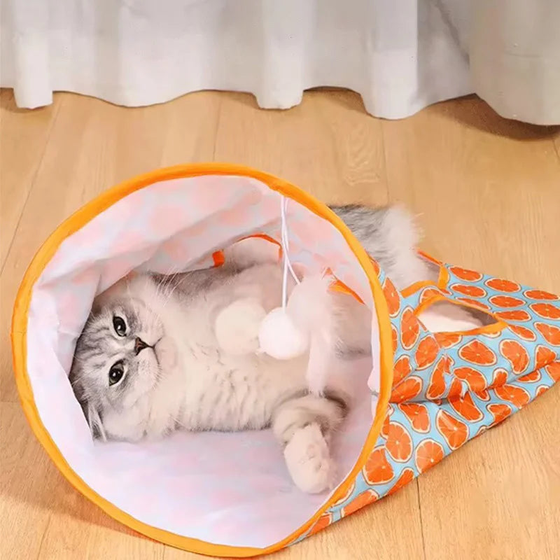 Paper Tunnels and Teasing Cat Toys