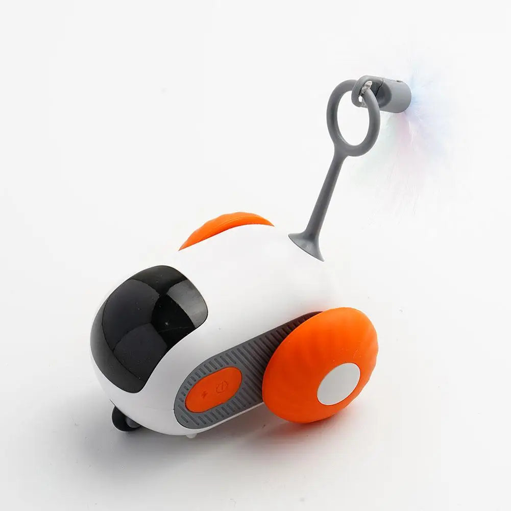 Remote-Controlled Interactive Toy Car for Pets