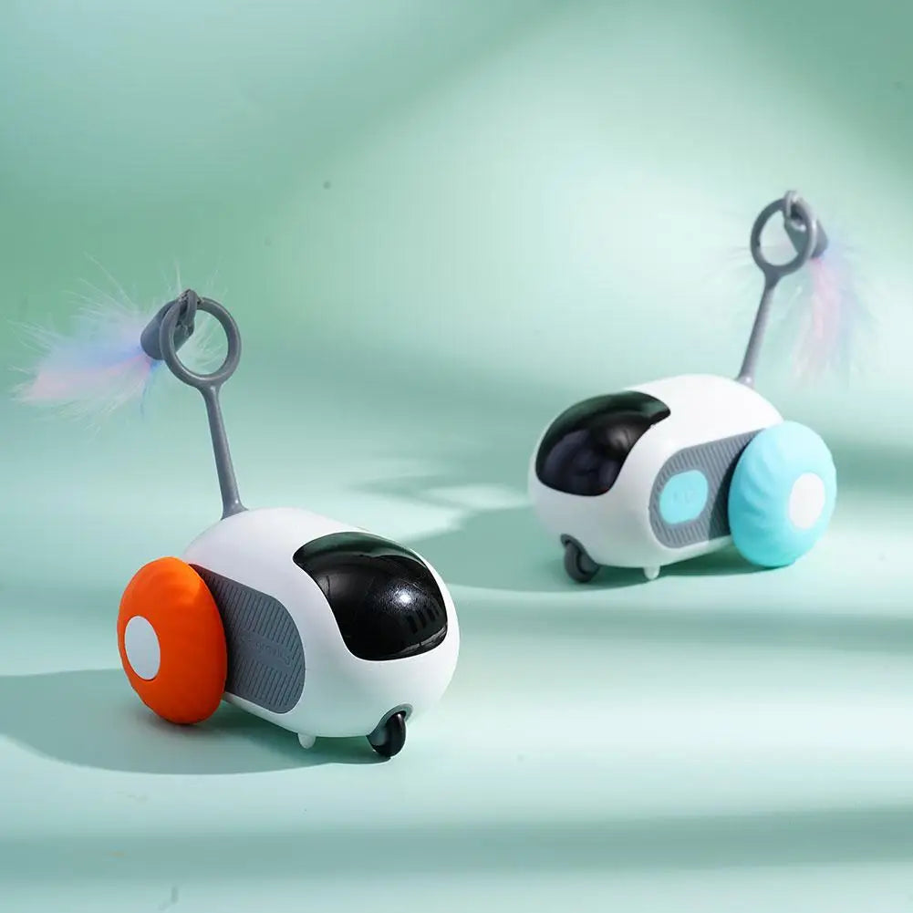 Remote-Controlled Interactive Toy Car for Pets