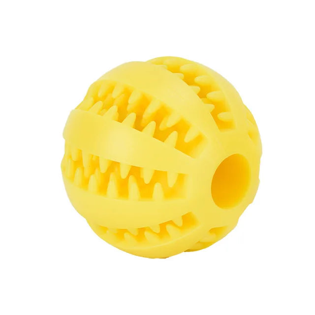 Interactive Rubber Dog Toy Ball & Feeder