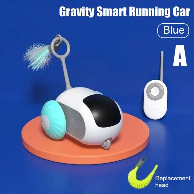 Remote-Controlled Interactive Toy Car for Pets