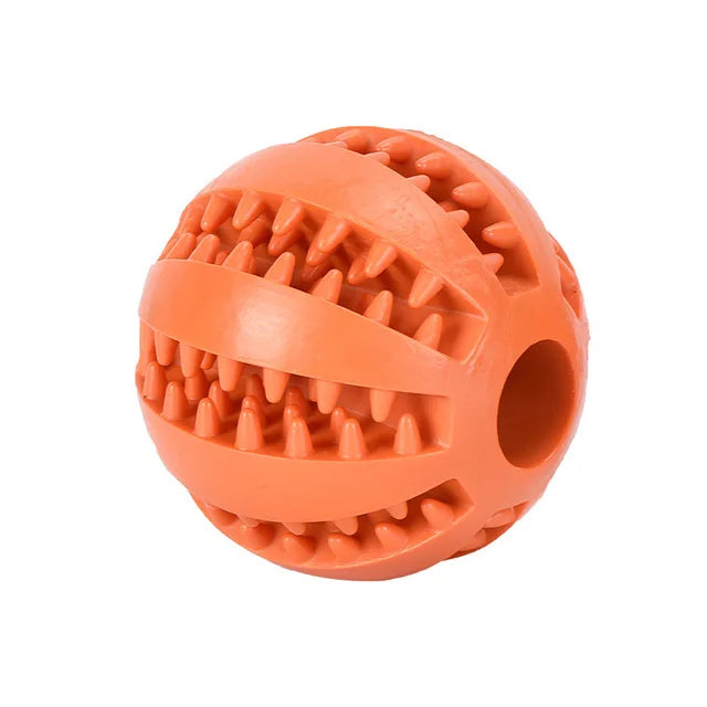 Interactive Rubber Dog Toy Ball & Feeder