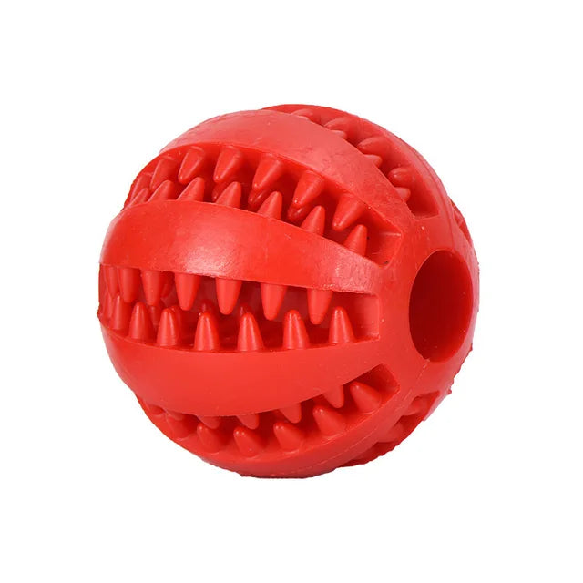 Interactive Rubber Dog Toy Ball & Feeder