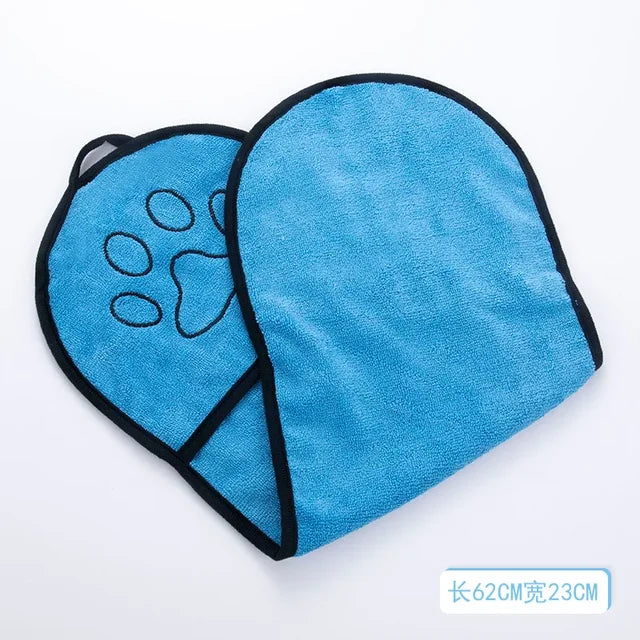 Soft Plush Quick-Dry Pet Towel & Robe