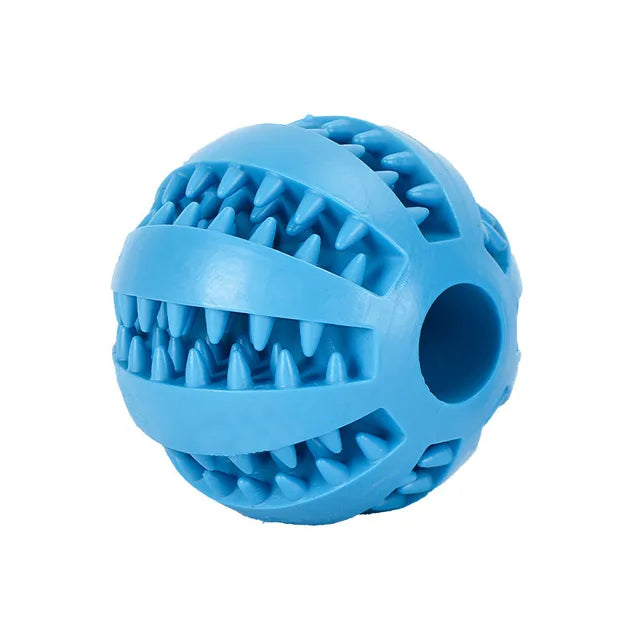 Interactive Rubber Dog Toy Ball & Feeder