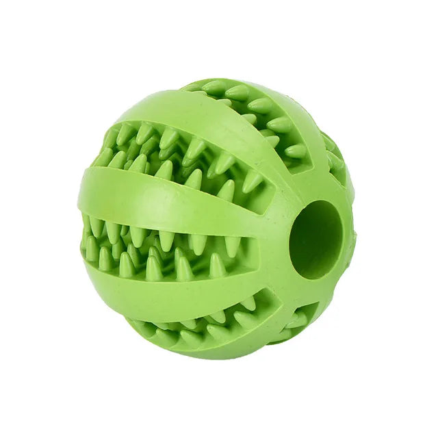 Interactive Rubber Dog Toy Ball & Feeder